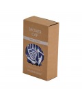 Shower Cap | Navy Natives | Linen